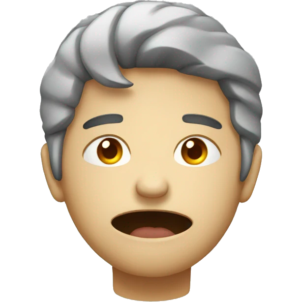 person with a sore throat emoji