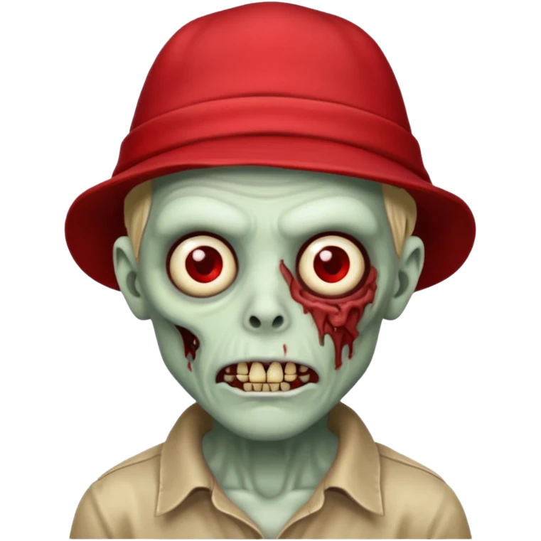 zombie in red hats emoji