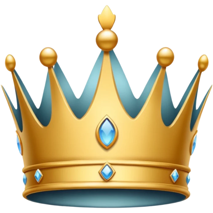 full white crown emoji