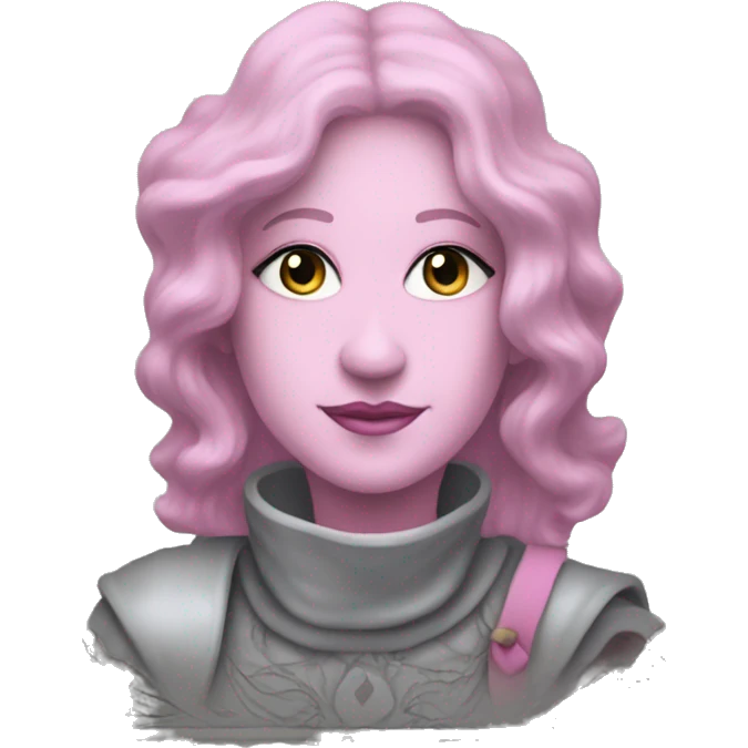 Pink and grey tarot card stack emoji
