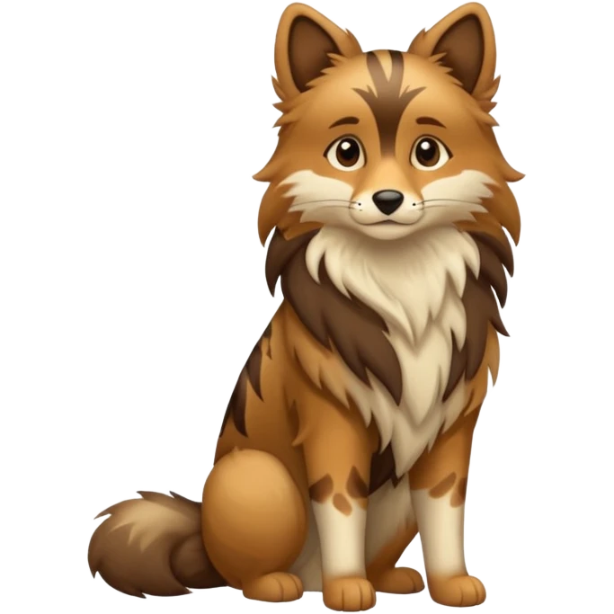 Cacomistl (full body) emoji