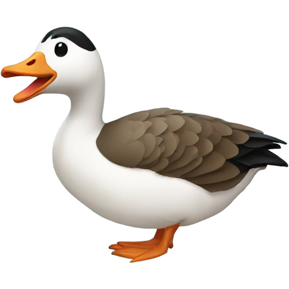 Christmas goose emoji