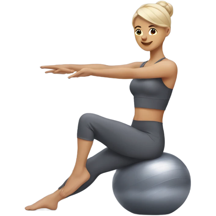 Pilates girl  emoji