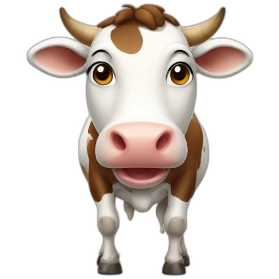 Happy cow emoji