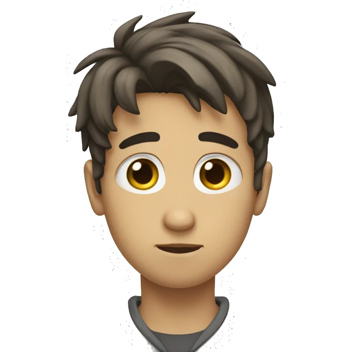 Garçon triste emoji