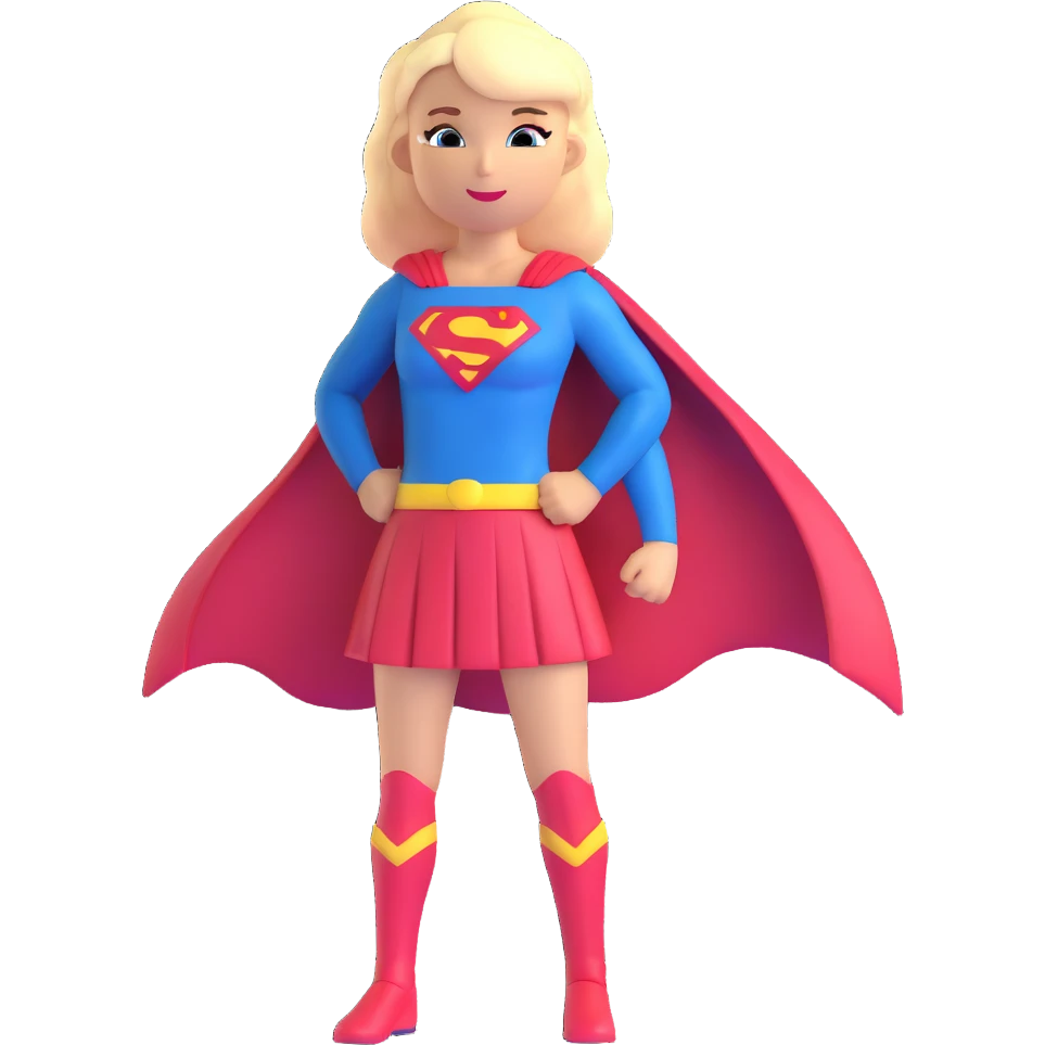 Supergirl from DC comics emoji