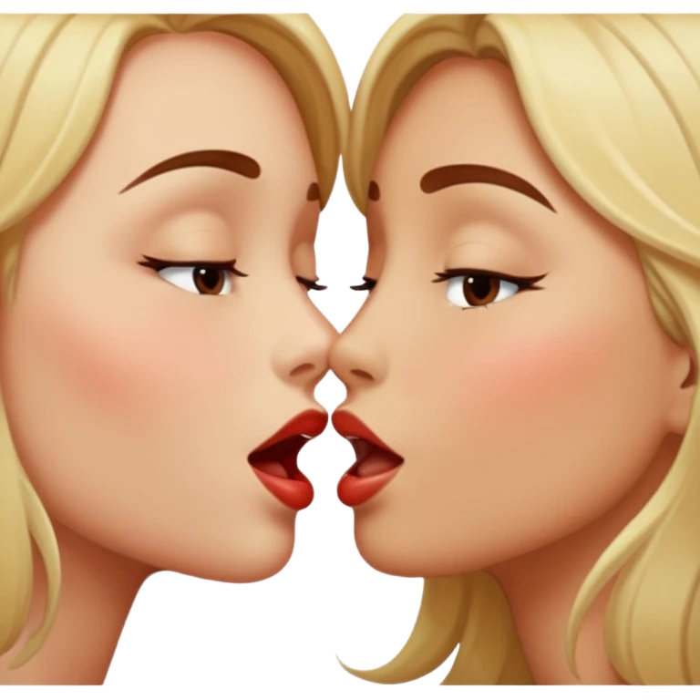 a kiss emoji