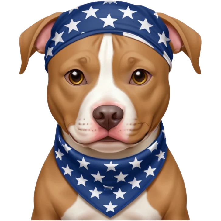 4th of July pit bull  emoji