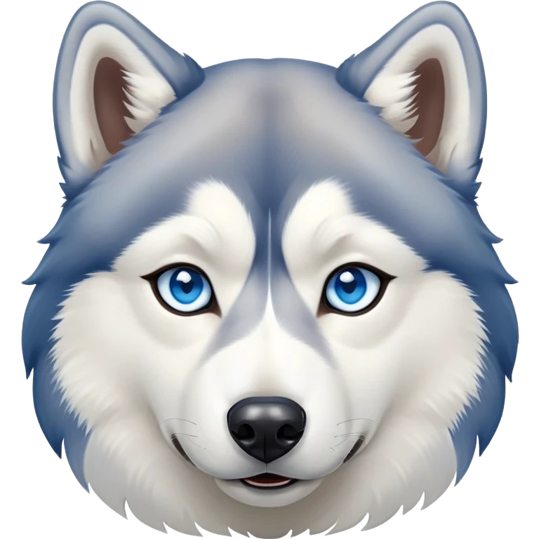 Husky Siberian, which emoji