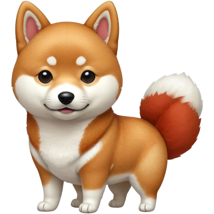 un chien très japonais emoji