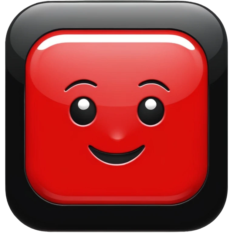 black and red website Icon emoji