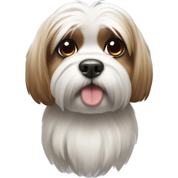 Shitzu dog emoji