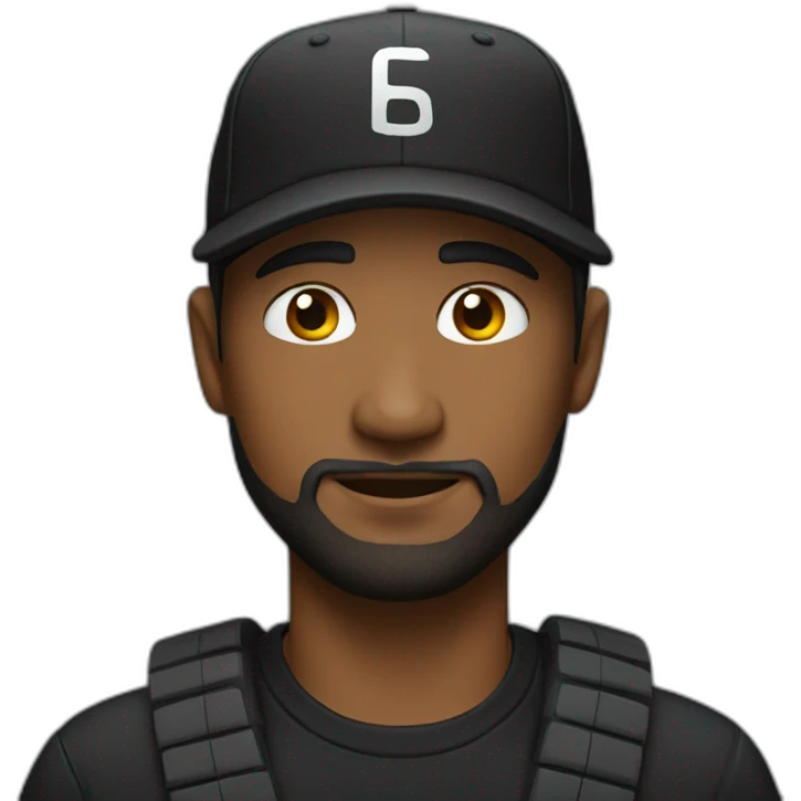 Man in black cap emoji