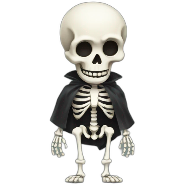 skeleton halloween emoji