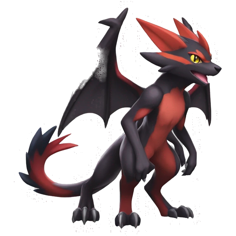 Noivern-Litten-Zoroark full body emoji