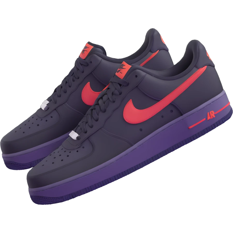 Nike Air Force 1 sneakers emoji