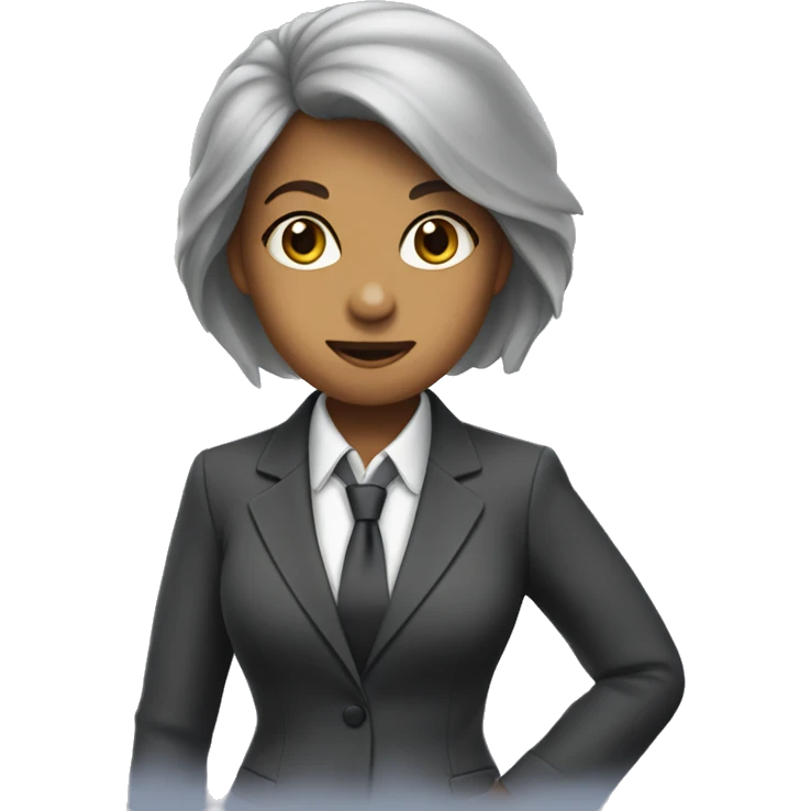 squirell woman in a suit emoji