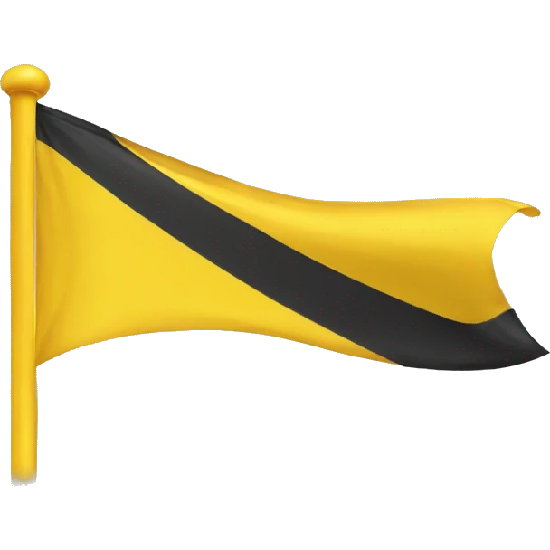 yellow flag  emoji