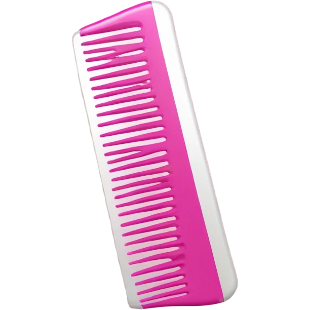 Pink comb emoji