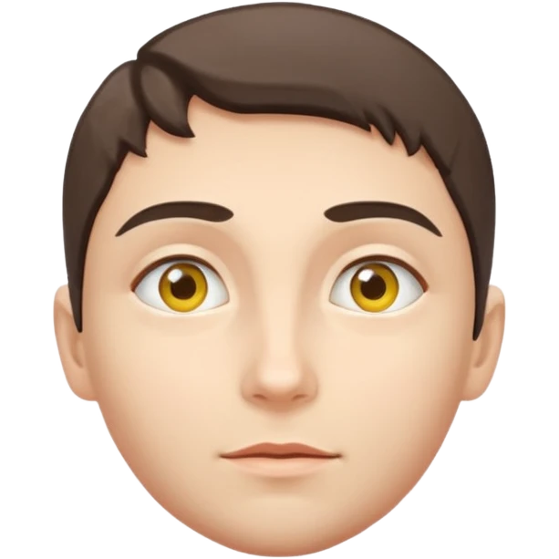 Ukrainean looking up left emoji