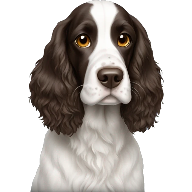 English springer spaniel emoji