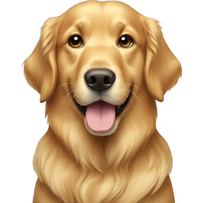 golden retriever  emoji