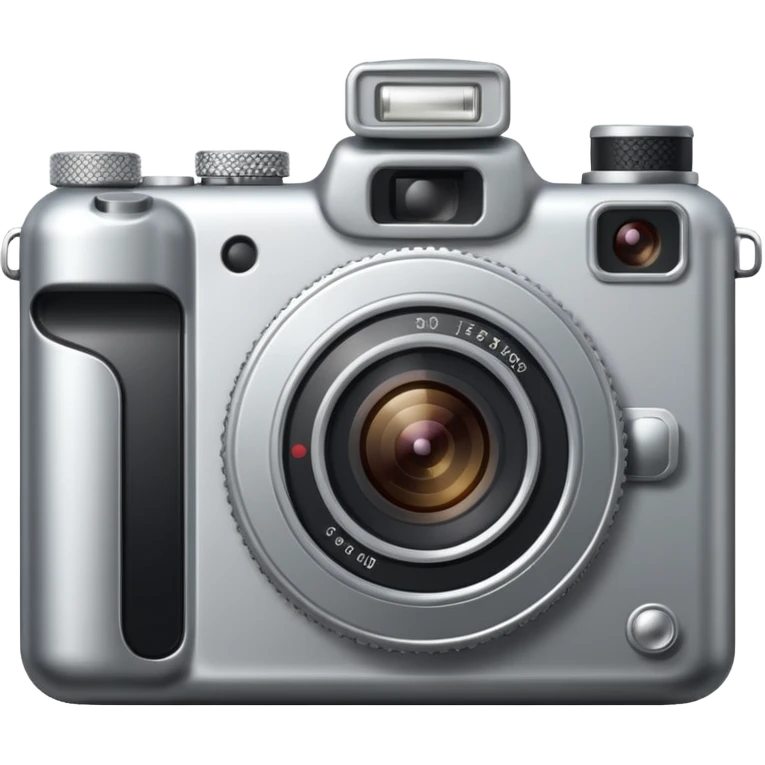 small full metallic camera emoji