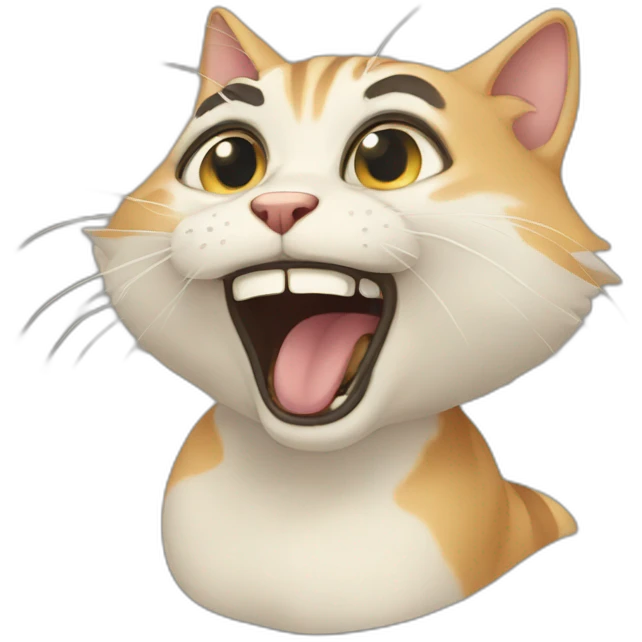 Mewing emoji
