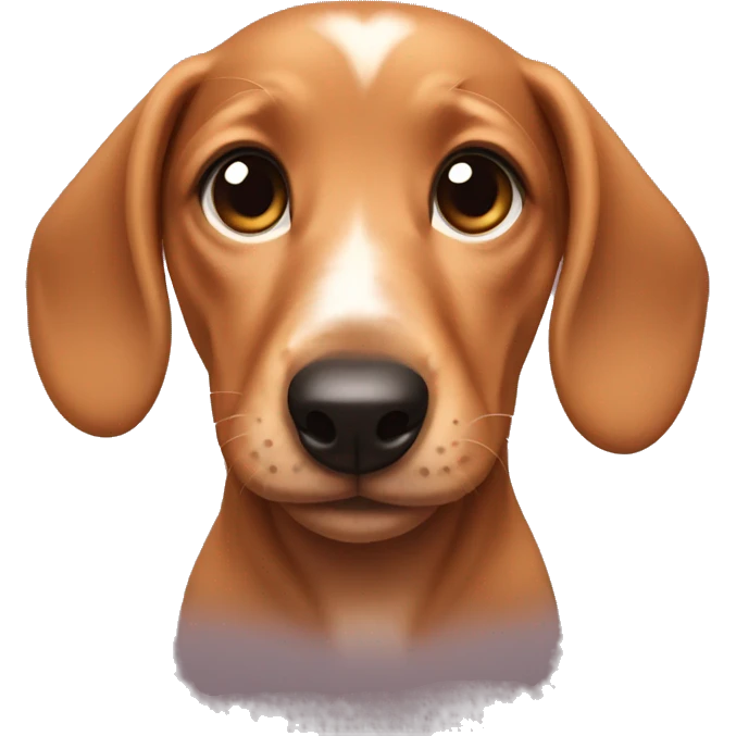 Dacshund puppy emoji