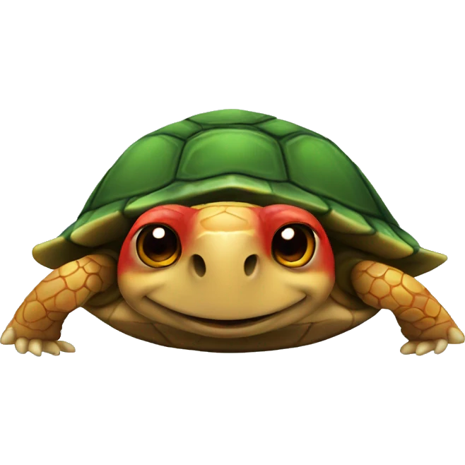turtle that's a red head  emoji