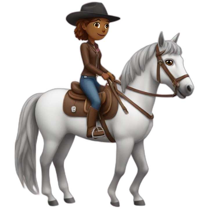 hourse-rider-girl emoji