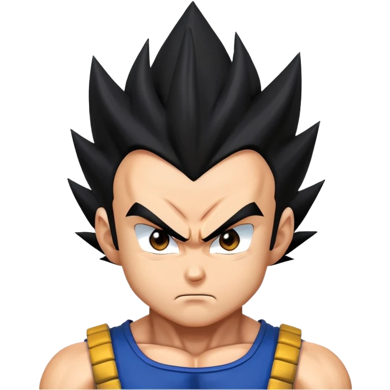 Vegeta from Dragon Ball emoji