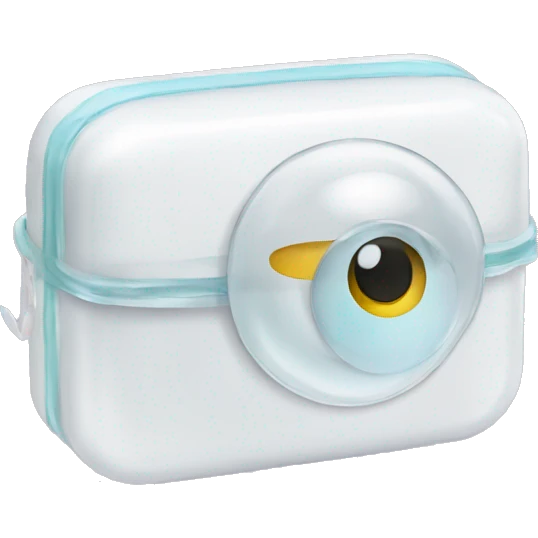prescription contact lens case emoji
