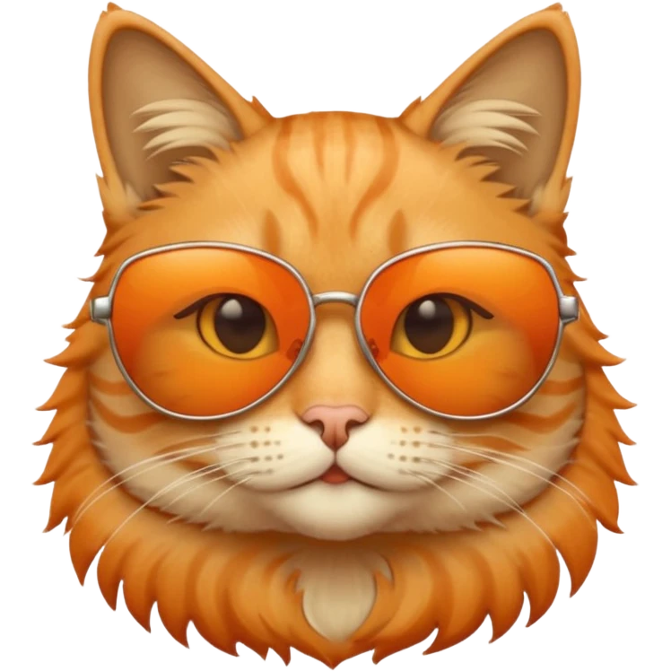 Cat wearing sunglasses emoji