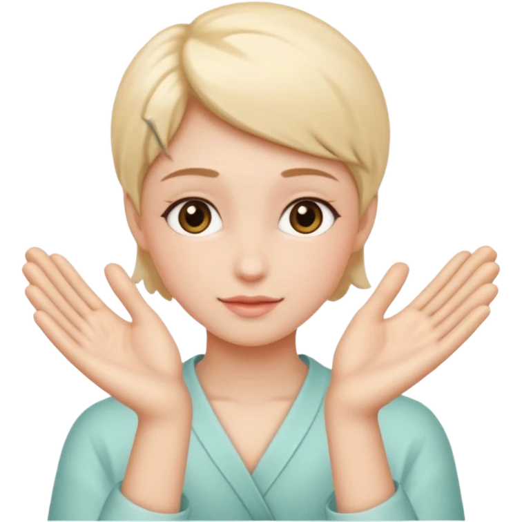 Healing hands emoji
