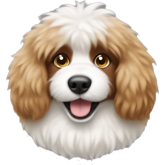fluffy dog emoji
