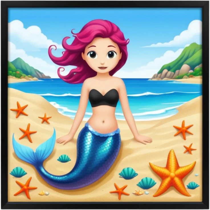 Mermaid beach emoji