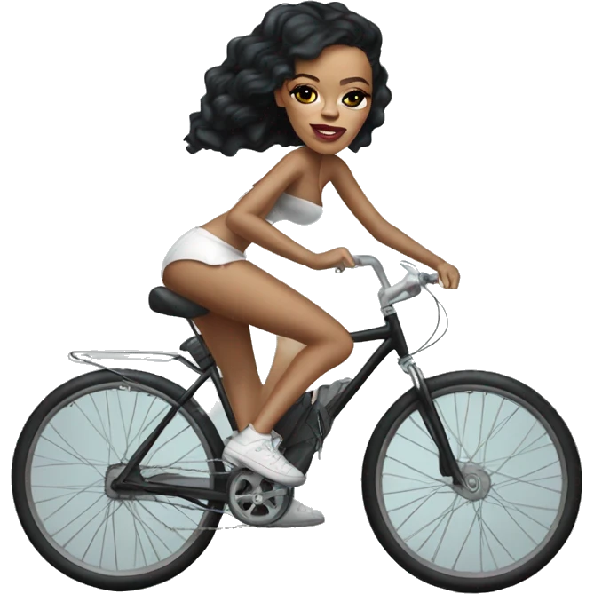 rihanna sur vélo emoji