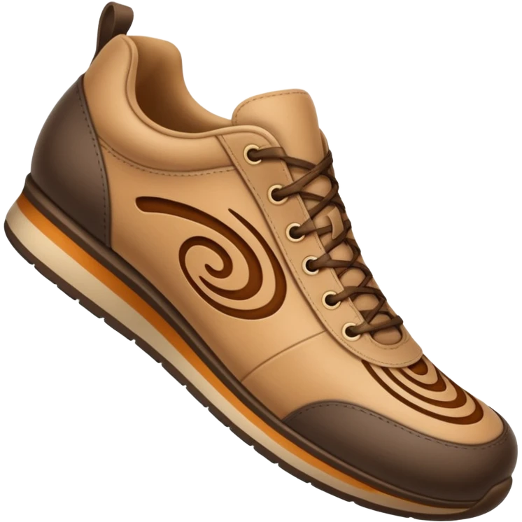 a shoe with a foot inside, stepping and showing a clear shoe print below. and leg with motion line







 emoji