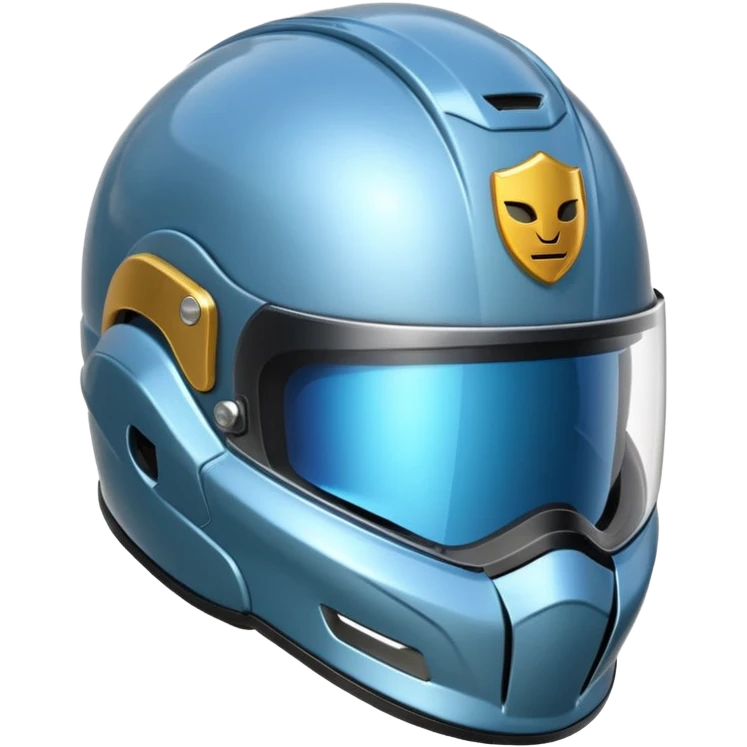  une casque avec un logo businness emoji