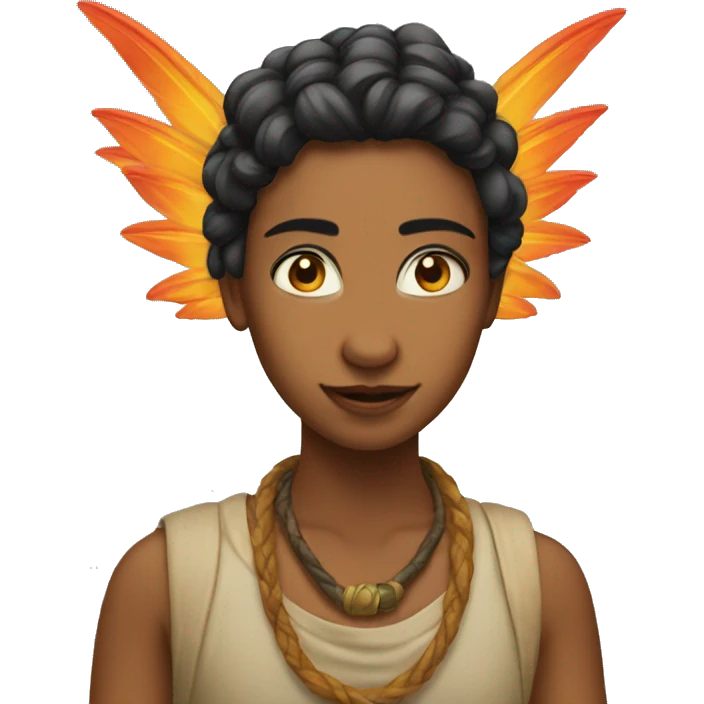 Uma fênix emoji
