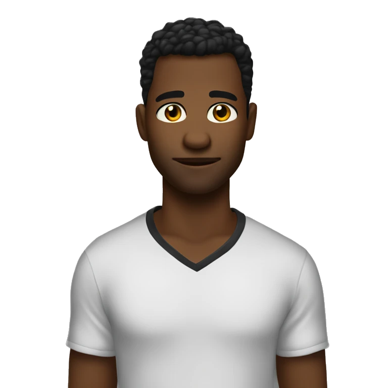 😐🤷🏾‍♂️ emoji