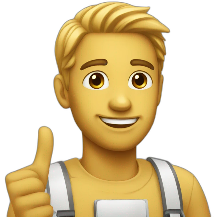 doing something good emoji