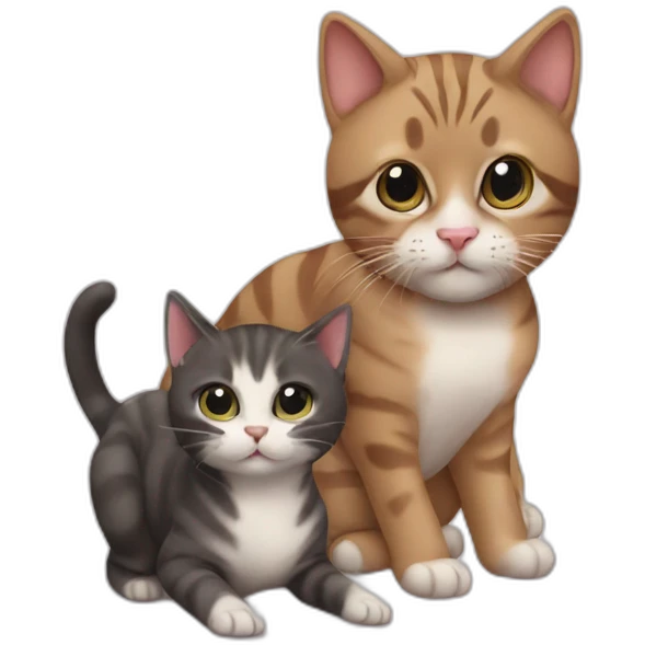 cat and baby emoji