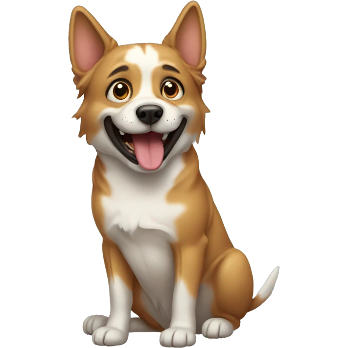 mewing dog emoji