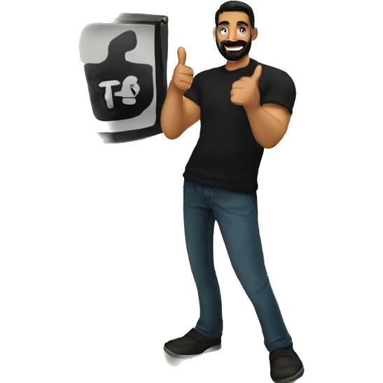 cool anime guy gives thumbs up emoji