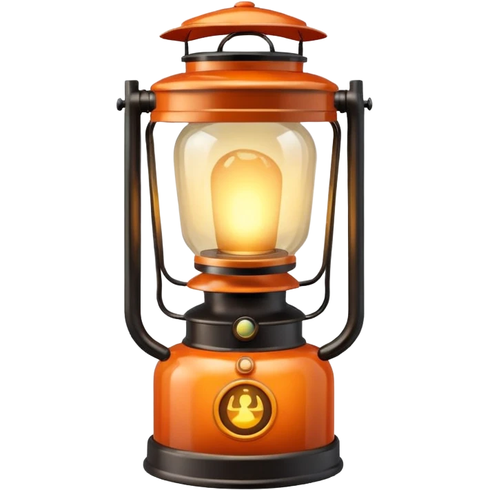 glowing bright lantern emoji