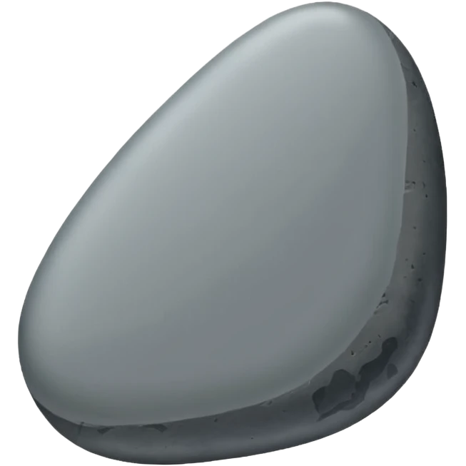 Smooth River Stone emoji