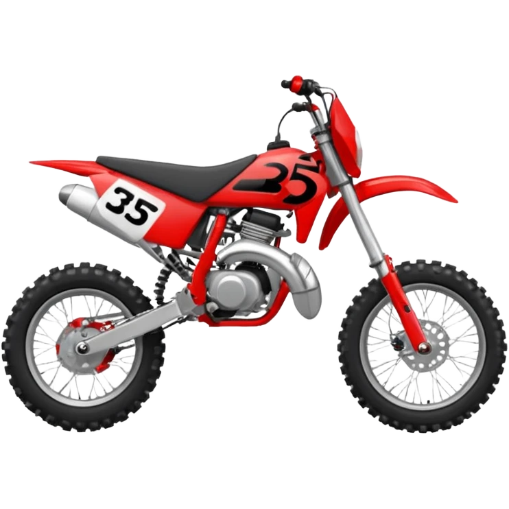 Tc Dirtbike with the numbers 358 emoji