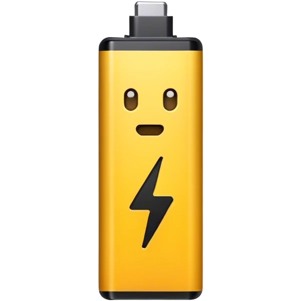 almost discharged battery emoji